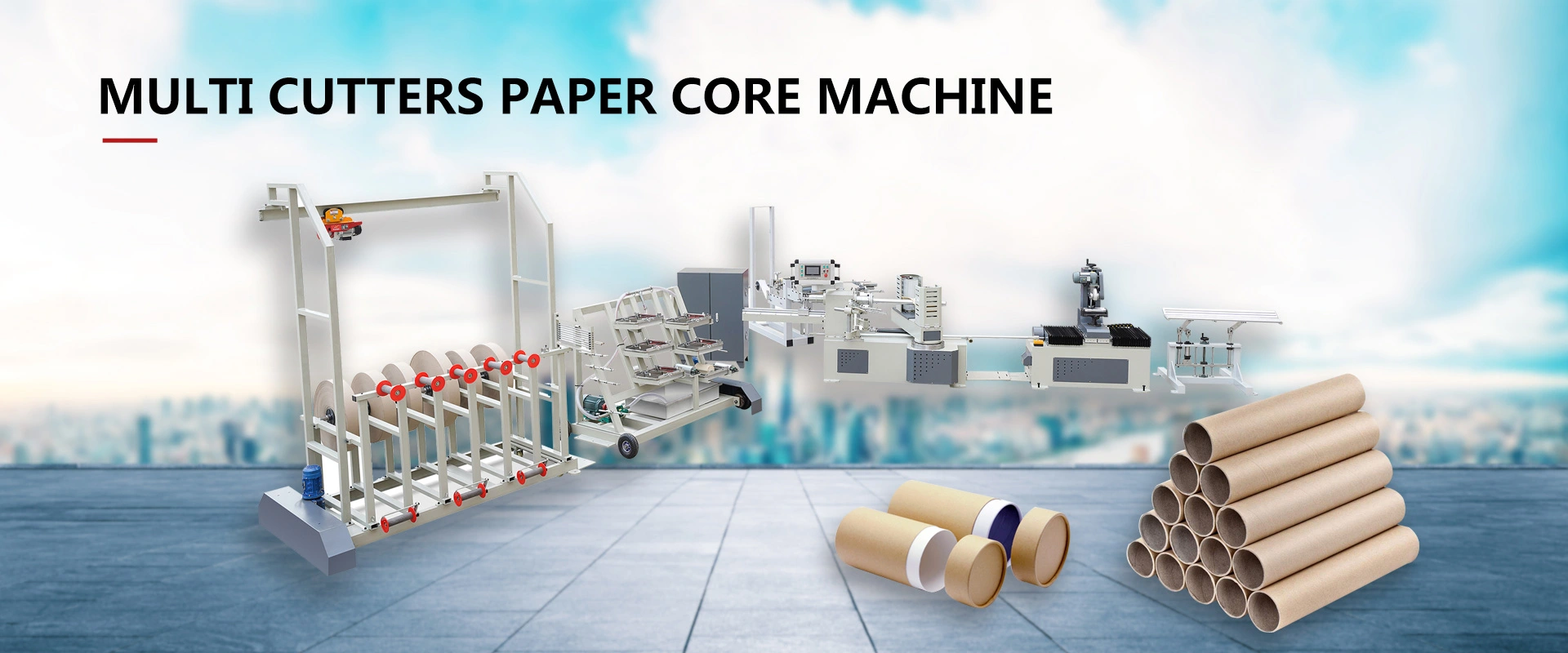 Multi Cutters Paper Tube Machine