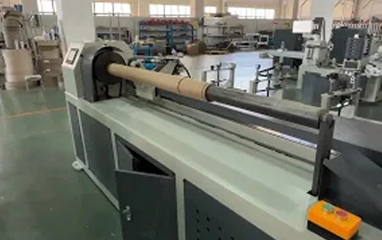 Testing Video of CN Precision SingleKnife Paper Tube Cutter CFQG-SK-150