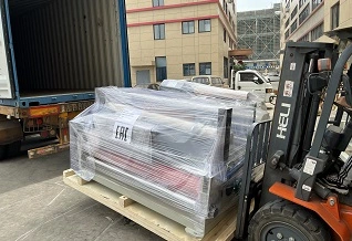 Package and ship of paper core machine